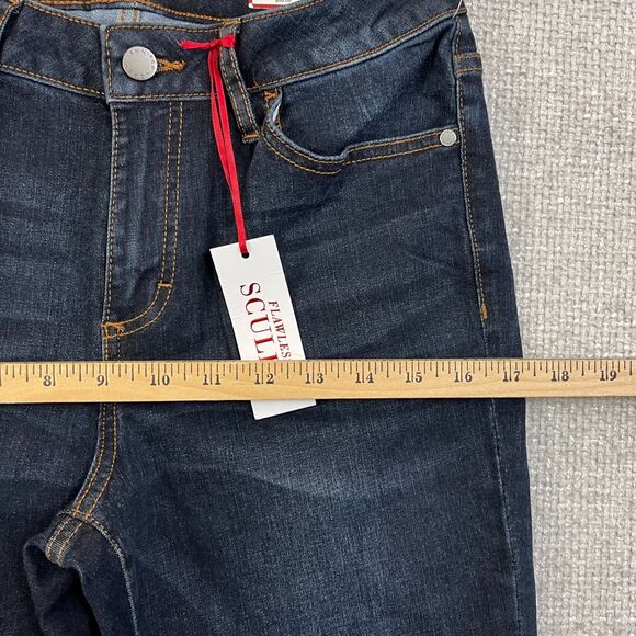 NEW Jennifer Lopez JLo Jeans Flawless Sculpt Bootcut Women's Size 8 Blue Denim - Picture 14 of 14